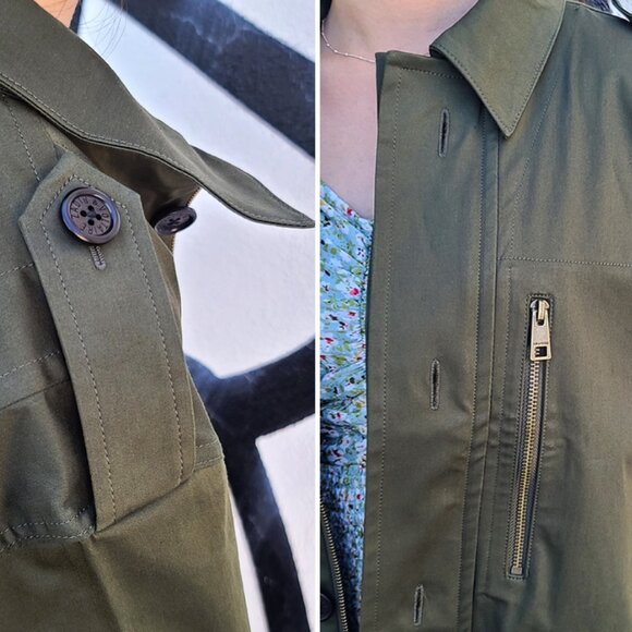 Zadig & Voltaire Kiddy Mili Etoiles Parka WJCP2901F – Chic Utility Meets Effortl - Picture 7 of 13